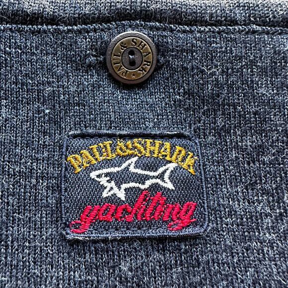 Paul & Shark Dark Gray Wool Blend Pullover Sz L - Picture 5 of 9
